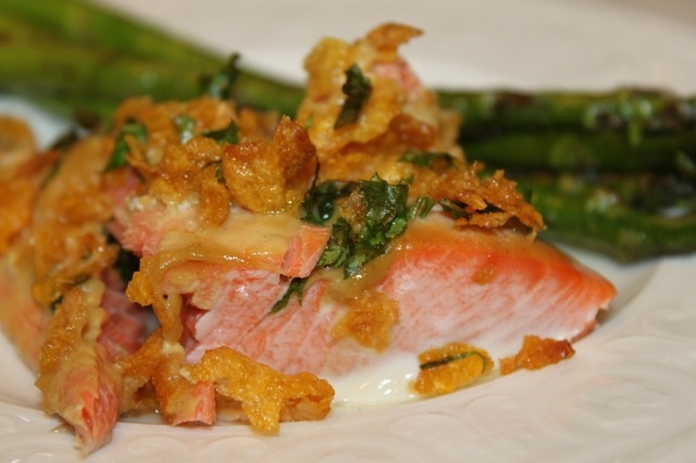 Baked Honey Dijon Salmon - Vixen's Kitchen